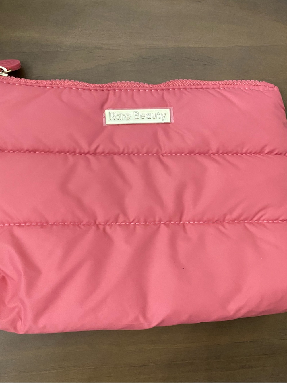 Rare Beauty Kids Pink Quilted Cosmetic Bag